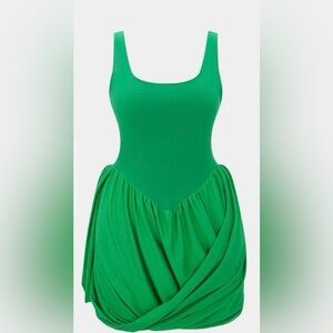 MICAS Green Sleeveless Dress